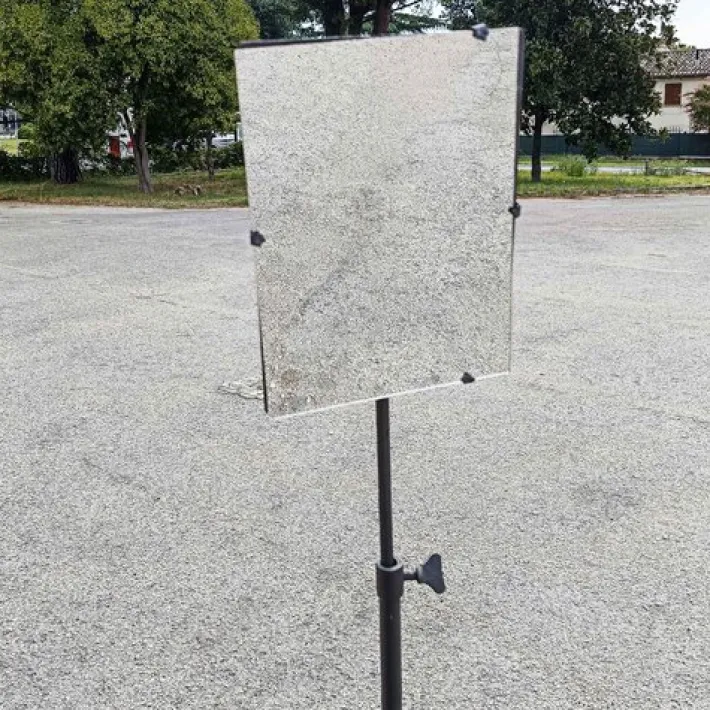 Pamono Antique Mirror with Sink on Iron Stand New