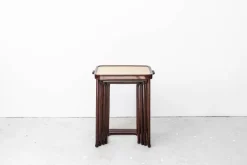 Pamono Antique Nesting Tables by Prof. Josef Hoffmann for Jacob & Josef Kohn, 1905, Set of 4 New