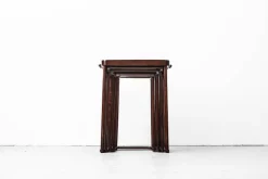 Pamono Antique Nesting Tables by Prof. Josef Hoffmann for Jacob & Josef Kohn, 1905, Set of 4 New