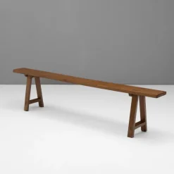 Pamono Antique Oak Bench, 1900s Sale