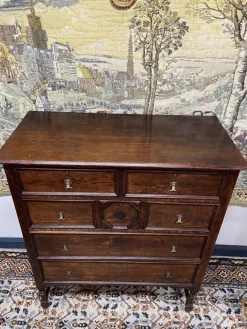 Pamono Antique Oak Chest of Drawers, 1800s Clearance