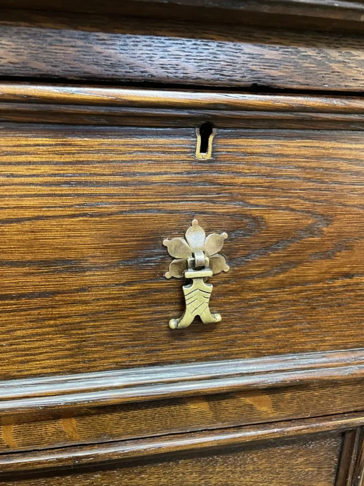 Pamono Antique Oak Chest of Drawers, 1800s Clearance