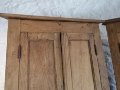 Pamono Antique Oak Corner Cabinets, 1890, Set of 2 Best