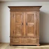 Pamono Antique Oak Cupboard, Germany, 1836