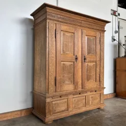 Pamono Antique Oak Cupboard, Germany, 1836