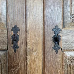 Pamono Antique Oak Cupboard, Germany, 1836