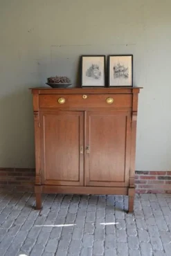 Pamono Antique Oak Empire Girls Wardrobe Clearance