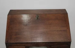 Pamono Antique Oak Secretary Desk Hot