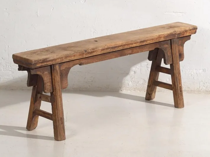 Pamono Antique Oriental Bench, 1870s New