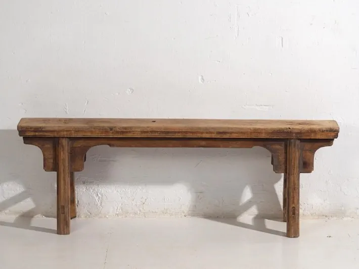 Pamono Antique Oriental Bench, 1870s New