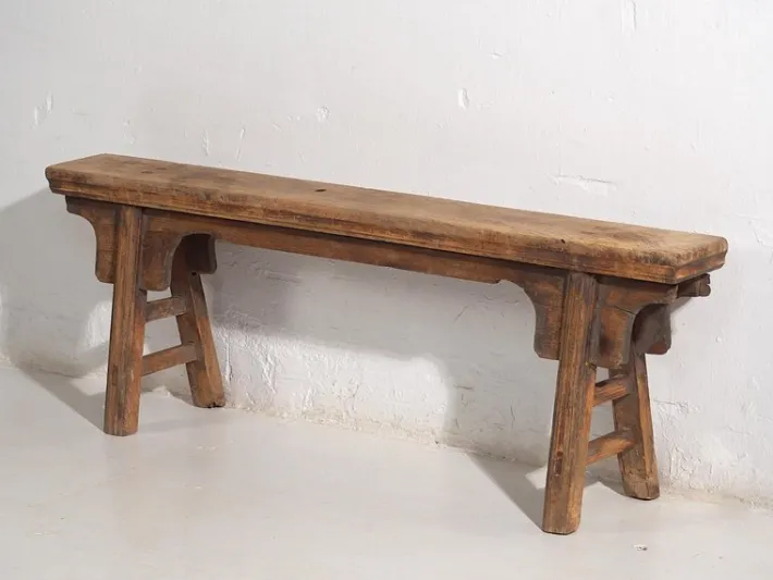 Pamono Antique Oriental Bench, 1870s New
