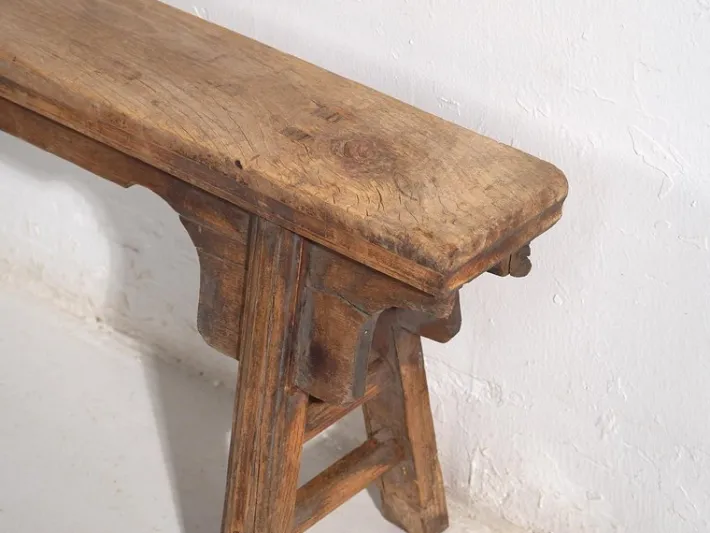 Pamono Antique Oriental Bench, 1870s New