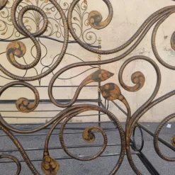 Pamono Antique Painted Iron Bed Clearance