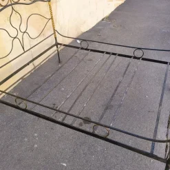 Pamono Antique Painted Iron Bed Clearance