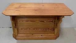 Pamono Antique PInewood Shop Counter, 1900s Online