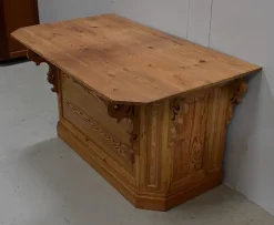 Pamono Antique PInewood Shop Counter, 1900s Online