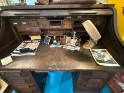Pamono Antique Postal Desk, 1800s Clearance