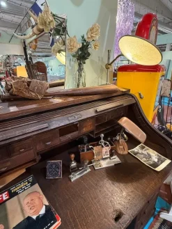 Pamono Antique Postal Desk, 1800s Clearance