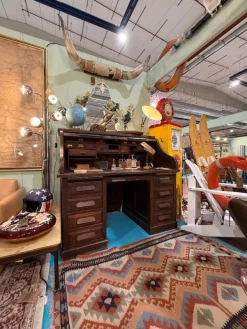 Pamono Antique Postal Desk, 1800s Clearance