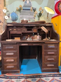 Pamono Antique Postal Desk, 1800s Clearance