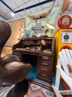 Pamono Antique Postal Desk, 1800s Clearance