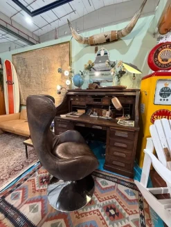 Pamono Antique Postal Desk, 1800s Clearance