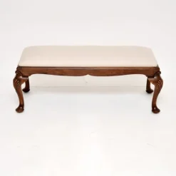 Pamono Antique Queen Anne Style Bench, 1900 Best