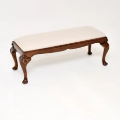 Pamono Antique Queen Anne Style Bench, 1900 Best