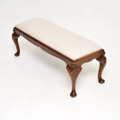 Pamono Antique Queen Anne Style Bench, 1900 Best