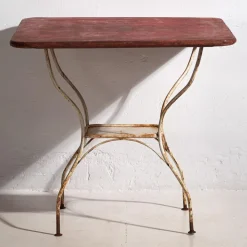 Pamono Antique Red Garden Table, 1920s Online