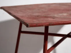 Pamono Antique Red Terrace Table, 1920s Online