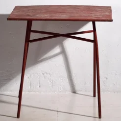 Pamono Antique Red Terrace Table, 1920s Online