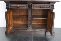 Pamono Antique Renaissance Style Carved Sideboard Best