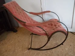 Pamono Antique Rocking Chair by Peter Cooper for R.W. Winfield, 1880s