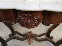 Pamono Antique Rosewood Console Tables, Set of 2