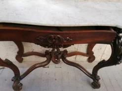 Pamono Antique Rosewood Console Tables, Set of 2