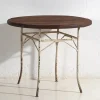 Pamono Antique Round Metal Outdoor Table, France, 1900s New