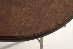 Pamono Antique Round Metal Outdoor Table, France, 1900s New