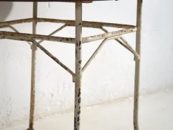 Pamono Antique Round Metal Outdoor Table, France, 1900s New