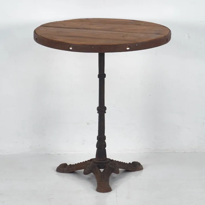 Pamono Antique Round Terrace Table, 1900s Sale