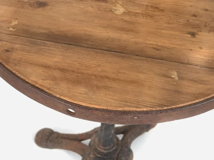 Pamono Antique Round Terrace Table, 1900s Sale