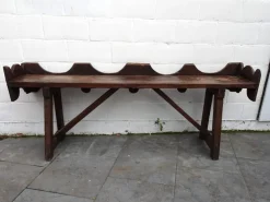 Pamono Antique Rustic Oak Bench, 1800s Discount