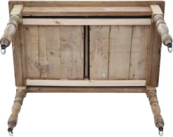 Pamono Antique Rustic Pine Dining Table, 1800s Hot