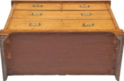 Pamono Antique Satin Walnut Chest of Drawers, 19th Century Online