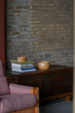 Pamono Antique Scandinavian Folk Art Oak Chest with Carved Panels, 1764 Outlet