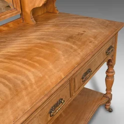 Pamono Antique Scottish Victorian Satinwood Dressing Table Hot