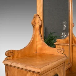 Pamono Antique Scottish Victorian Satinwood Dressing Table Hot