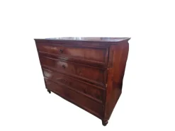 Pamono Antique Secretaire with Drop-Leaf Top Drawer and Internal Drawers in Briar Root, 1890 Clearance