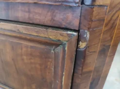 Pamono Antique Secretaire with Drop-Leaf Top Drawer and Internal Drawers in Briar Root, 1890 Clearance