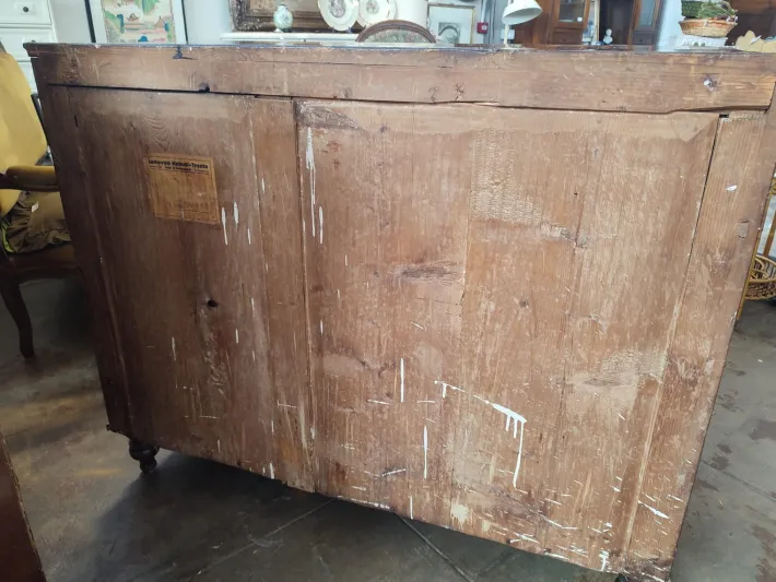 Pamono Antique Secretaire with Drop-Leaf Top Drawer and Internal Drawers in Briar Root, 1890 Clearance